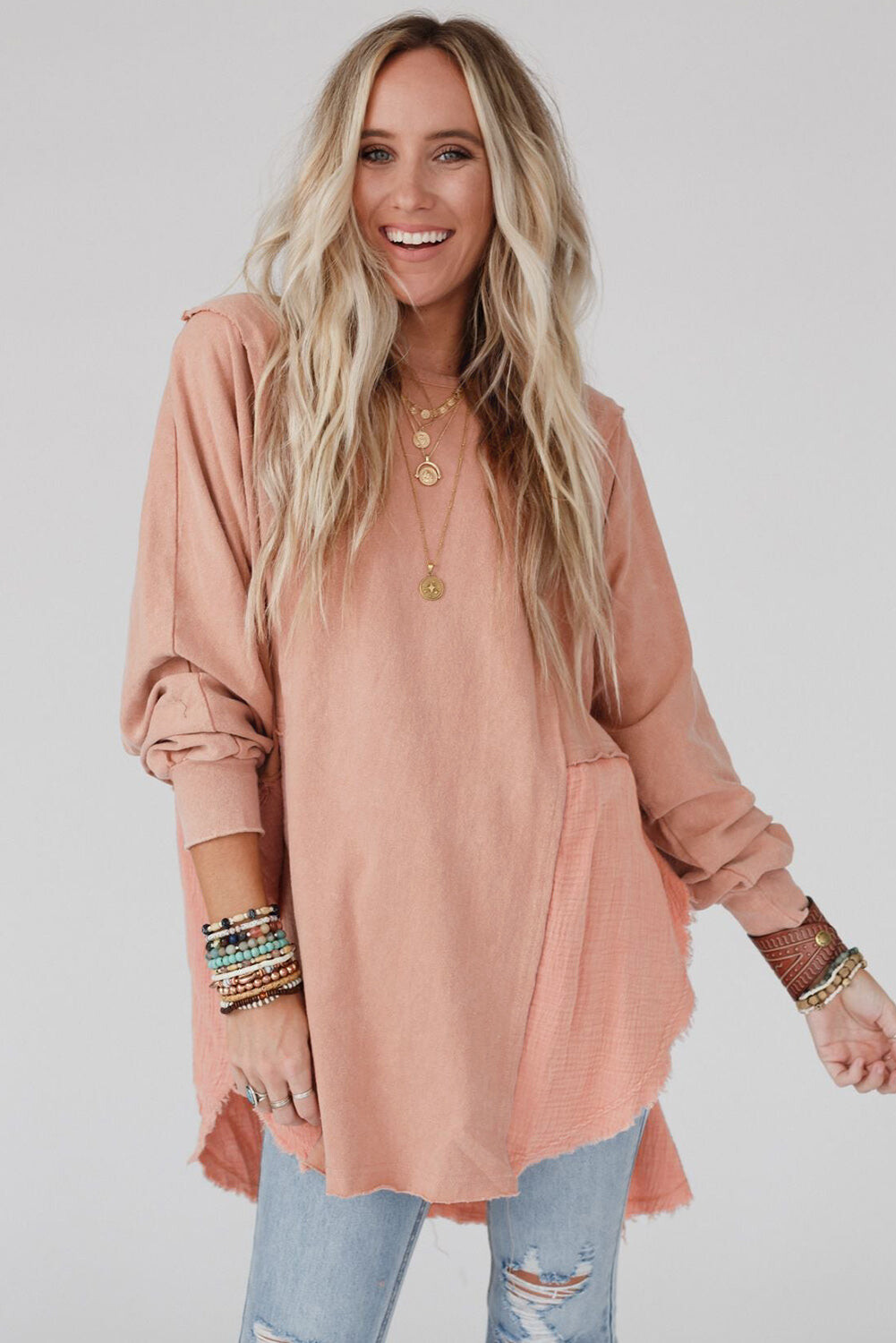 Peachy Breeze Pullover