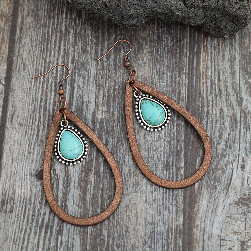 Rustic Aqua Drops