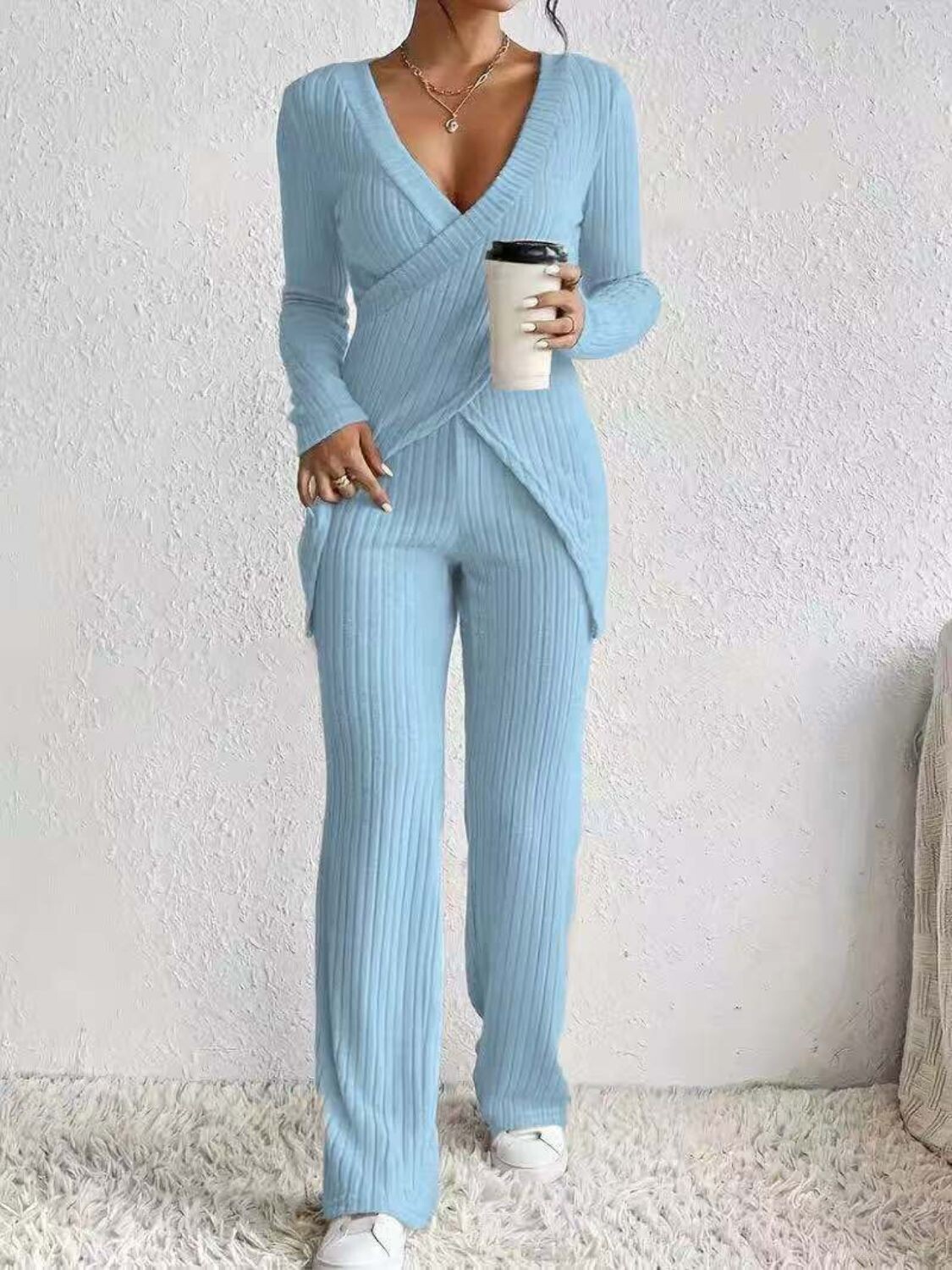 Cloud Serenity Top and Pants Set