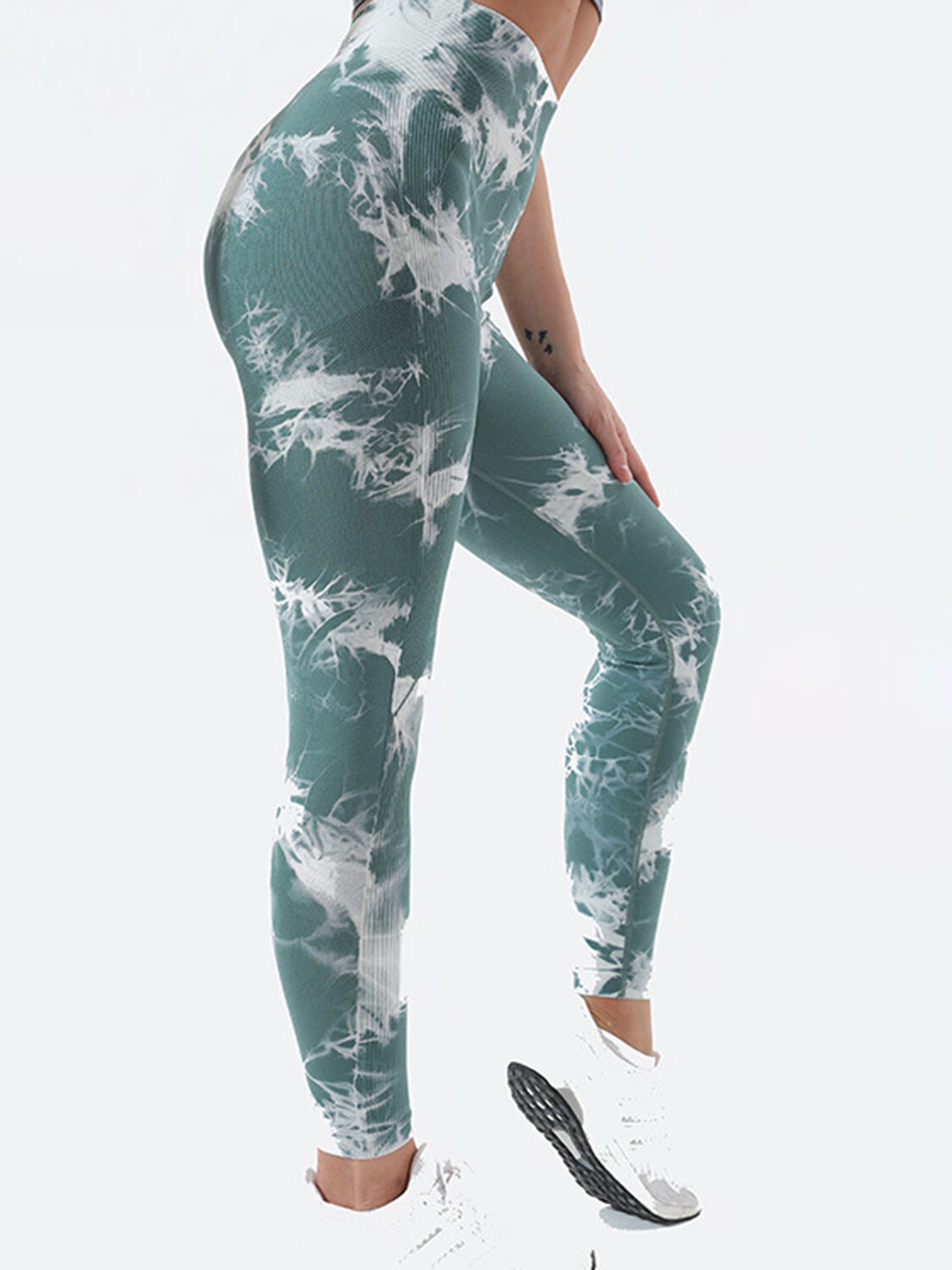 Mosaic High Waist Tie-Dye Leggings