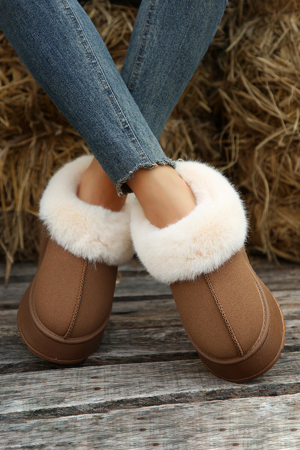 Cozy Luxe Mules
