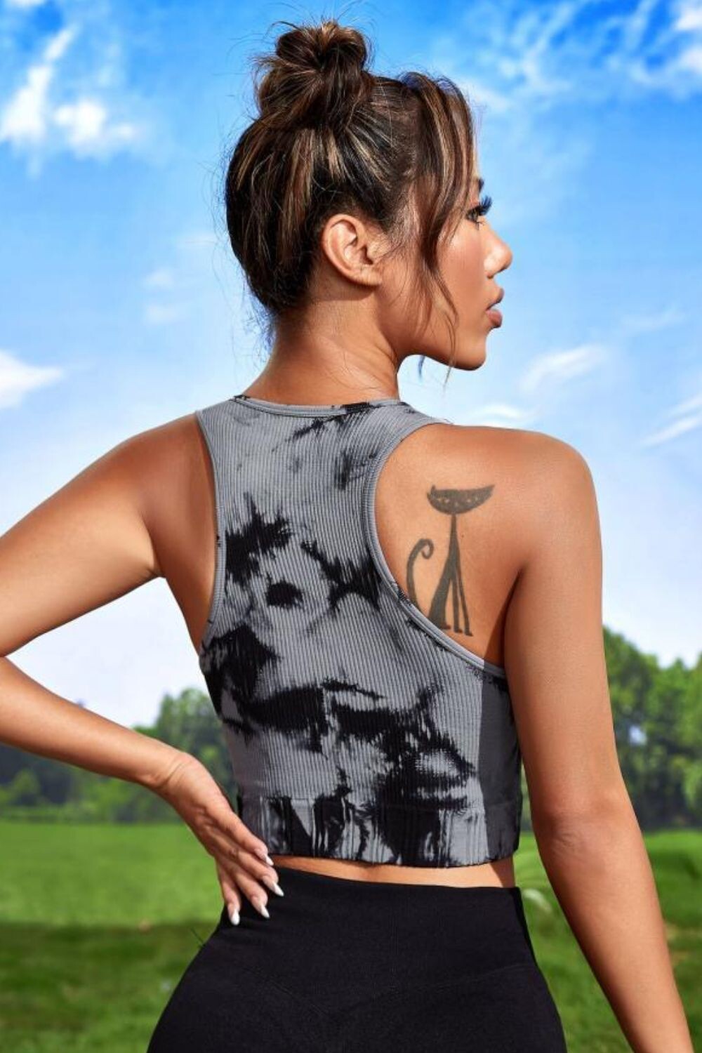 Kinetic Bliss Tie-Dye Crop Tank