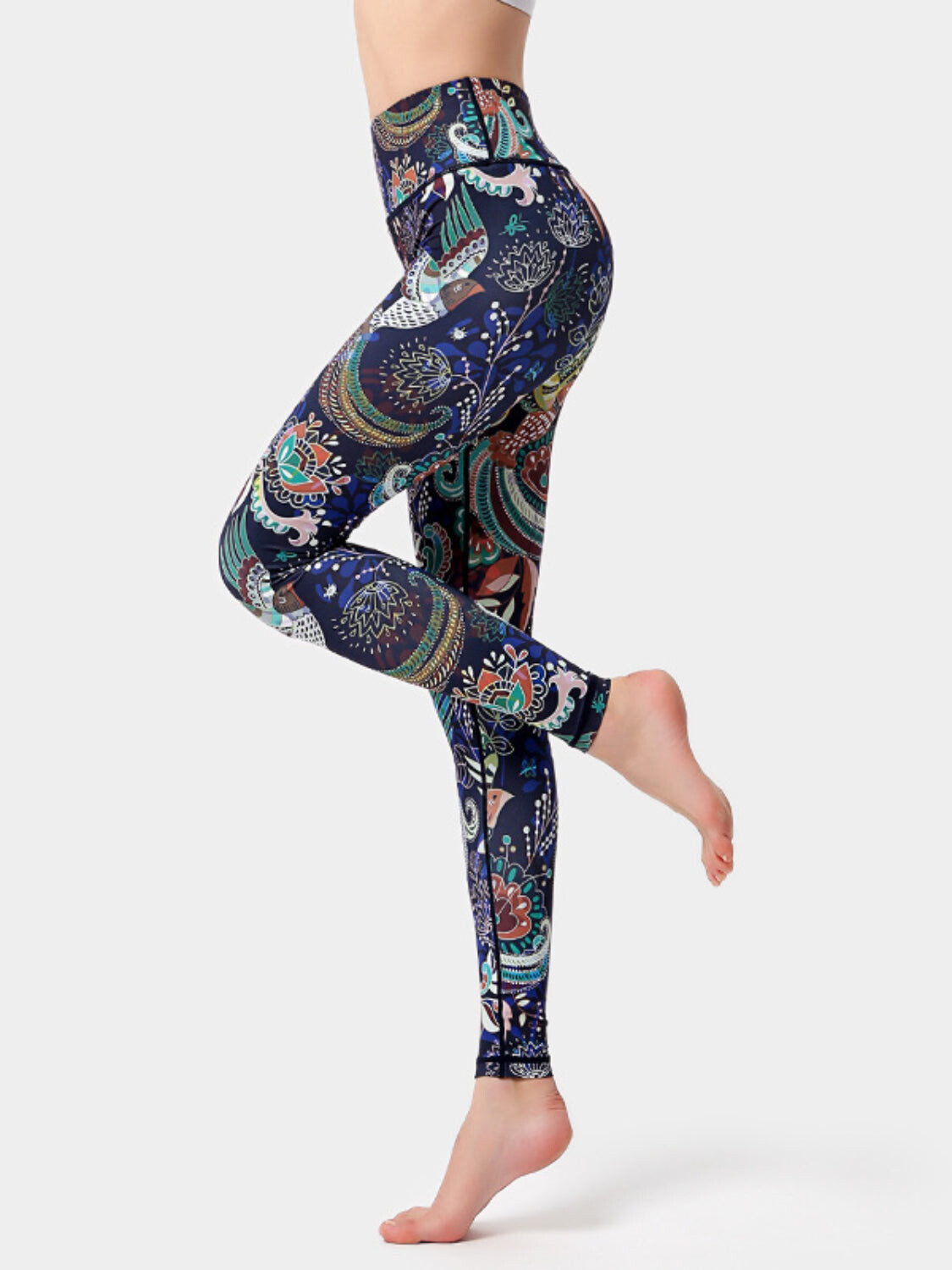 Majestic Print High-Waist Leggings