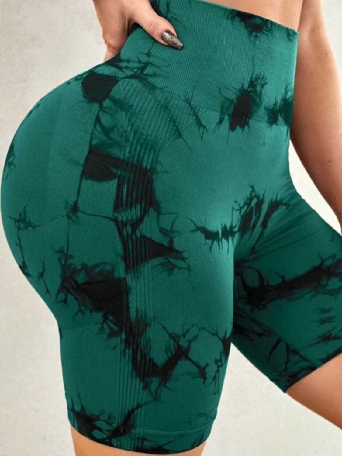 Lunar Vibe High-Waist Tie-Dye Shorts