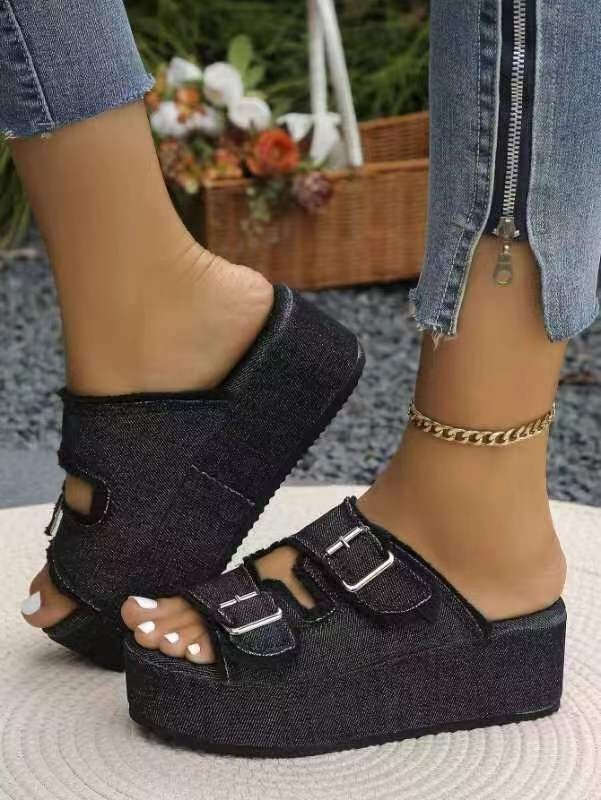 Denim Flair Sandals