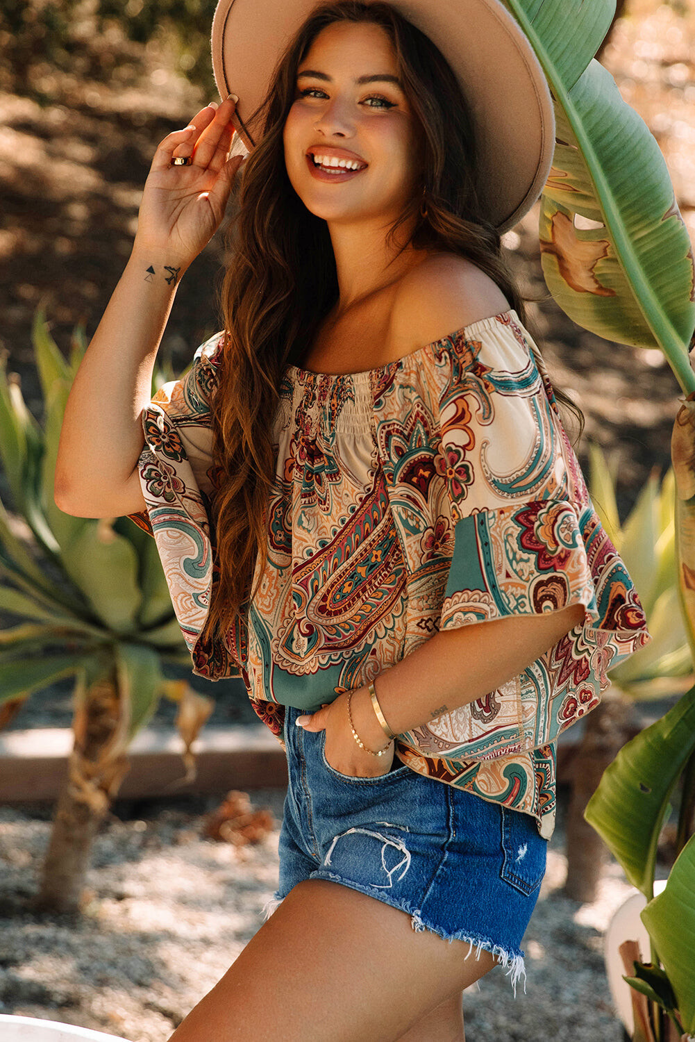 Vintage Dreamscape Blouse