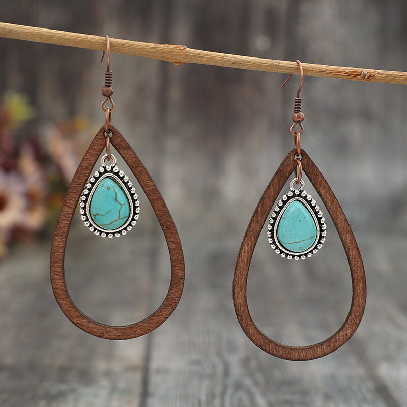 Rustic Aqua Drops