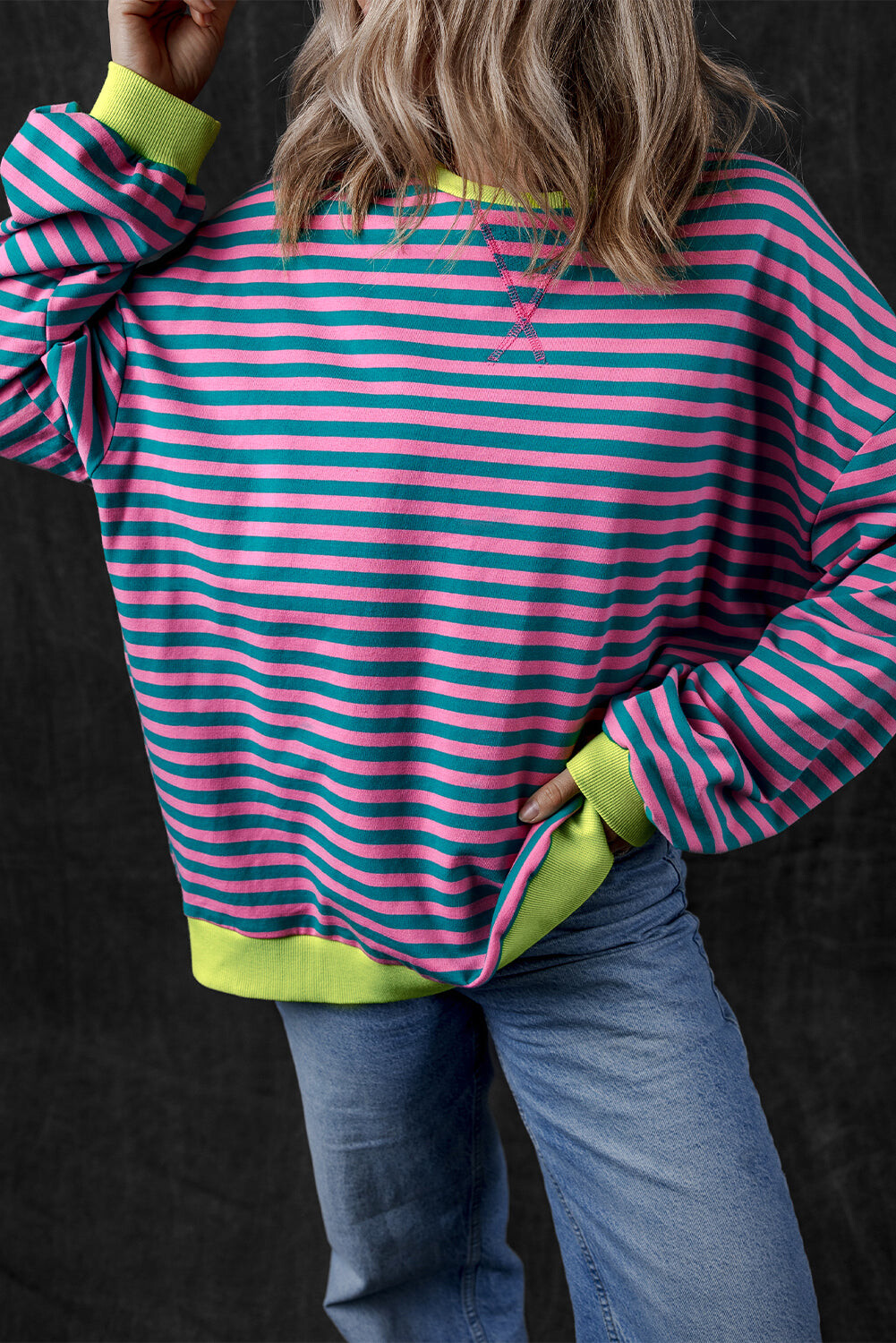 Vibrant Wave Sweater