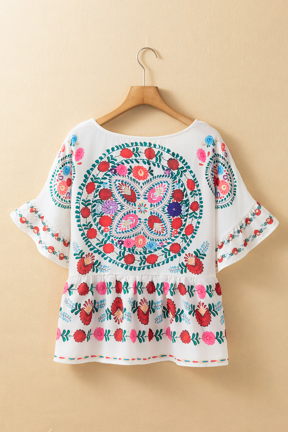 Floral Peplum Bliss