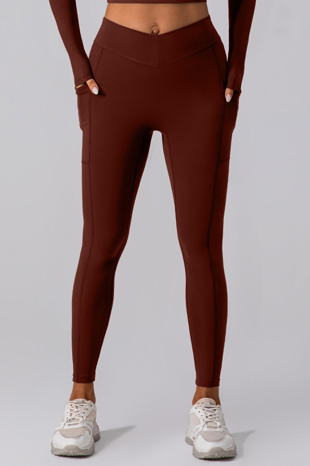 Glow High Waist Leggings with Pockets