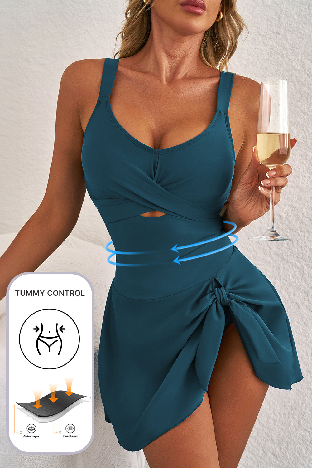 Teal Tranquility Dress