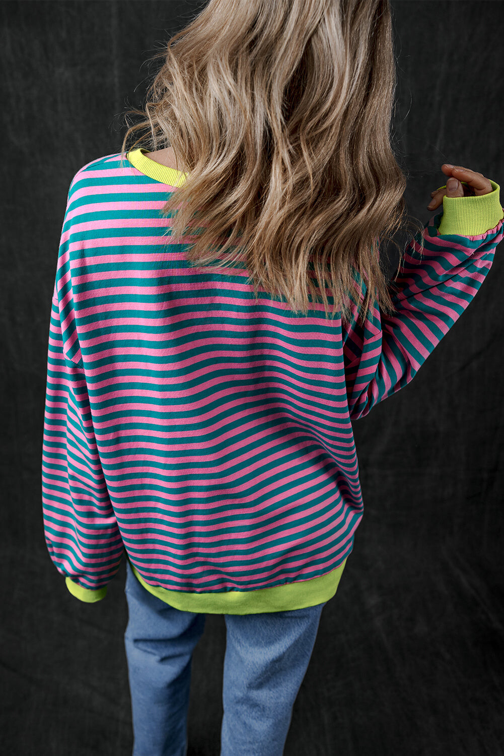 Vibrant Wave Sweater