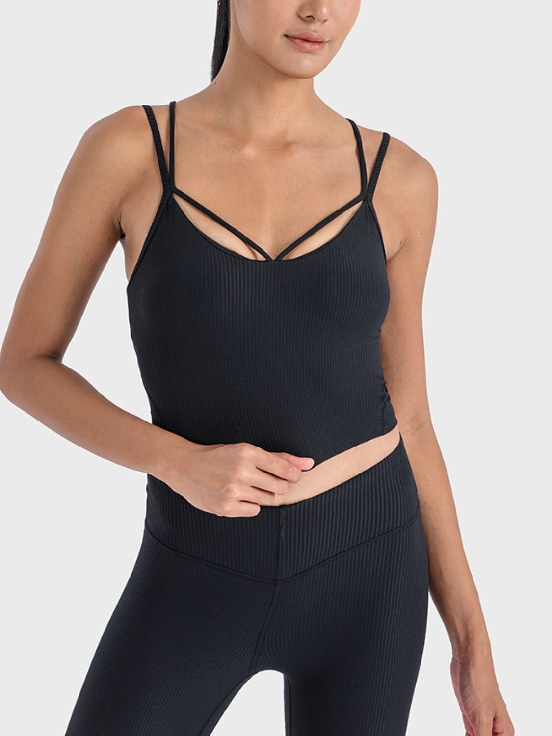Radiant Ribbed Yoga Cami