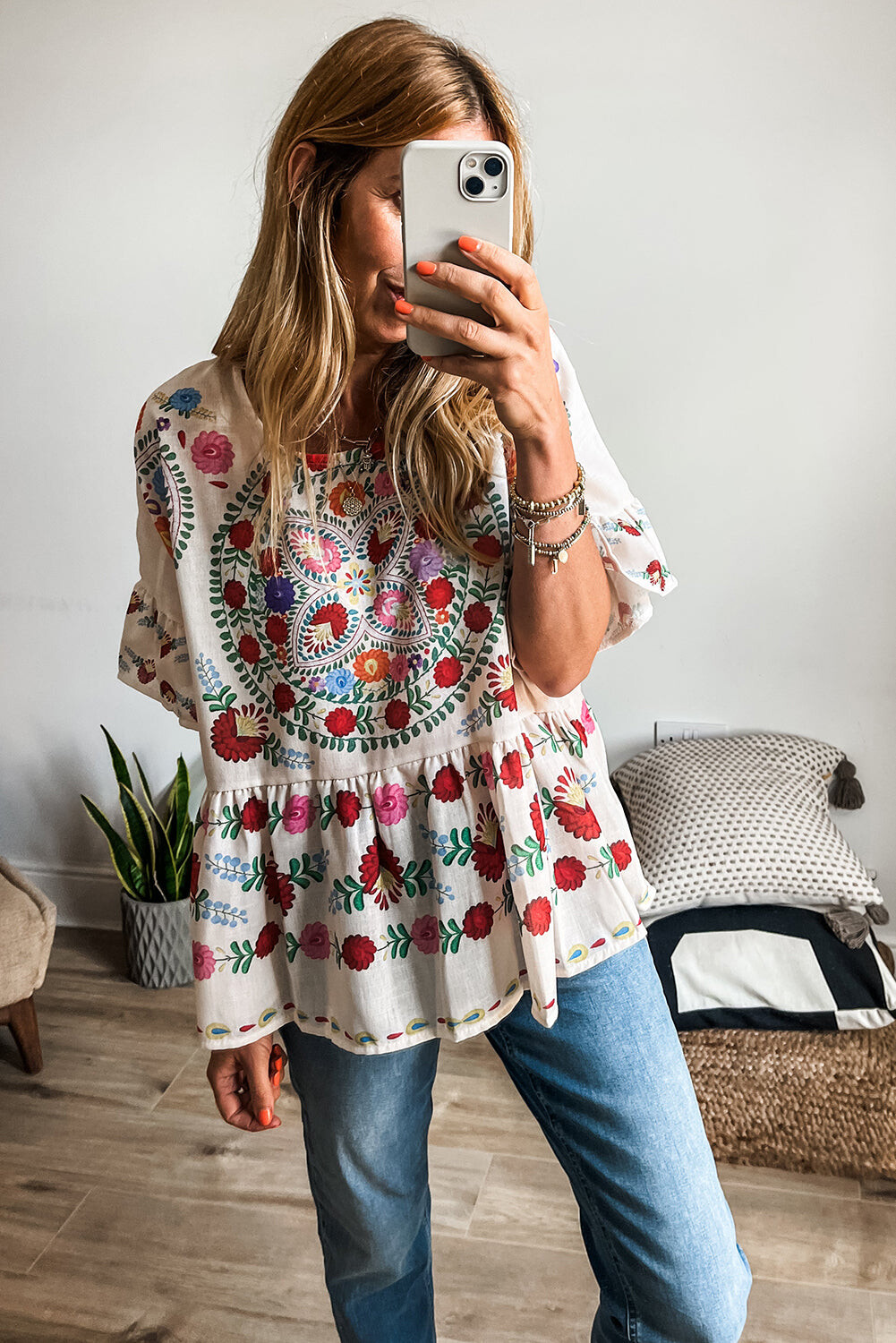 Floral Peplum Bliss