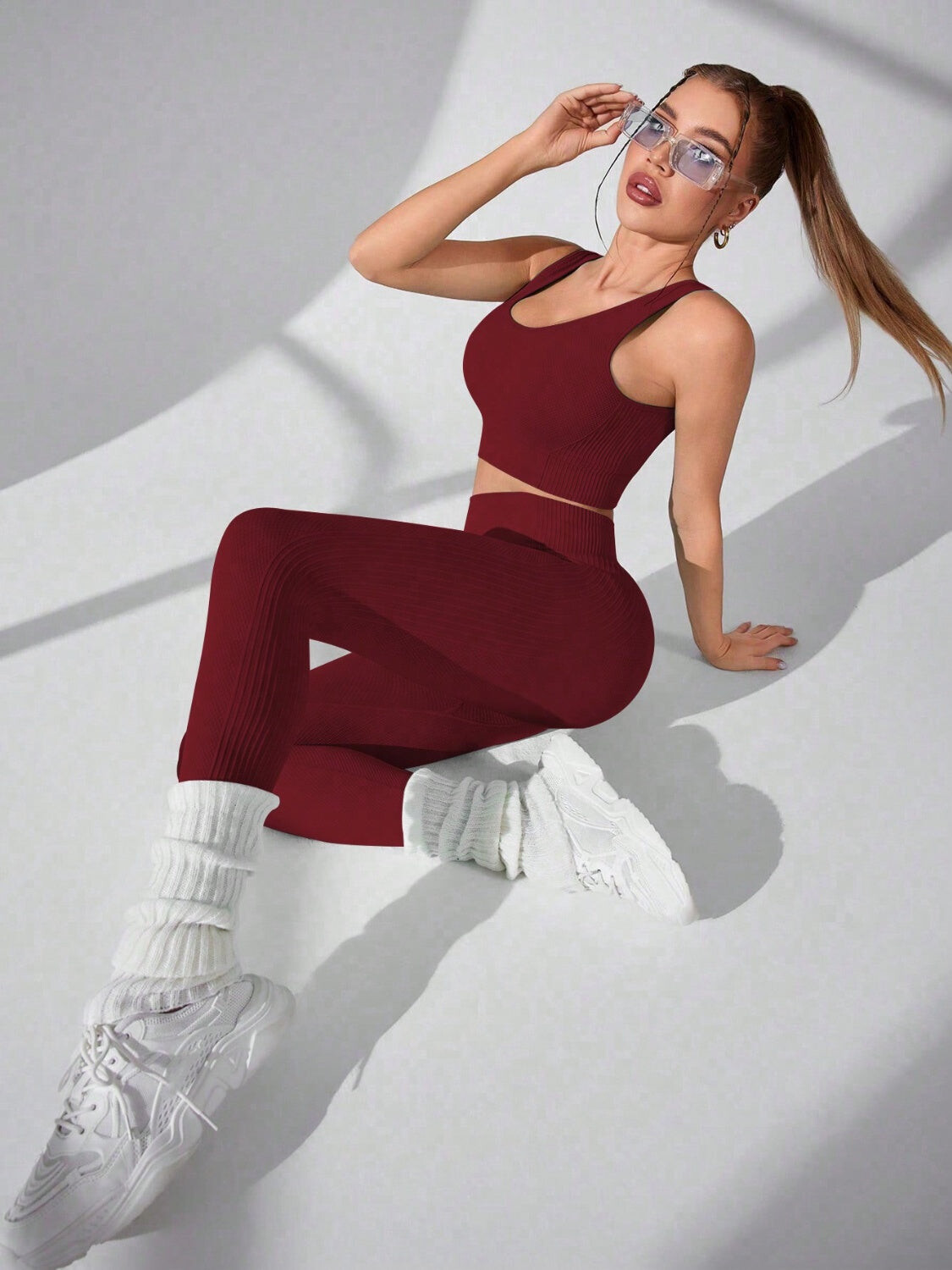 Radiant Scoop Neck Active Set