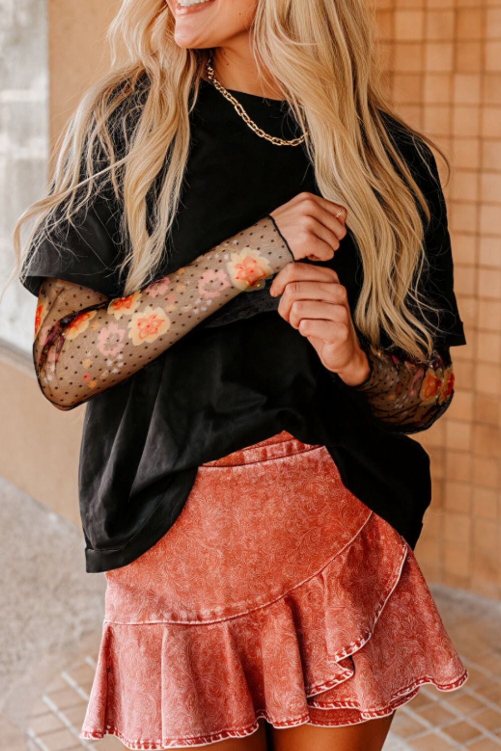 Floral Mesh Bliss