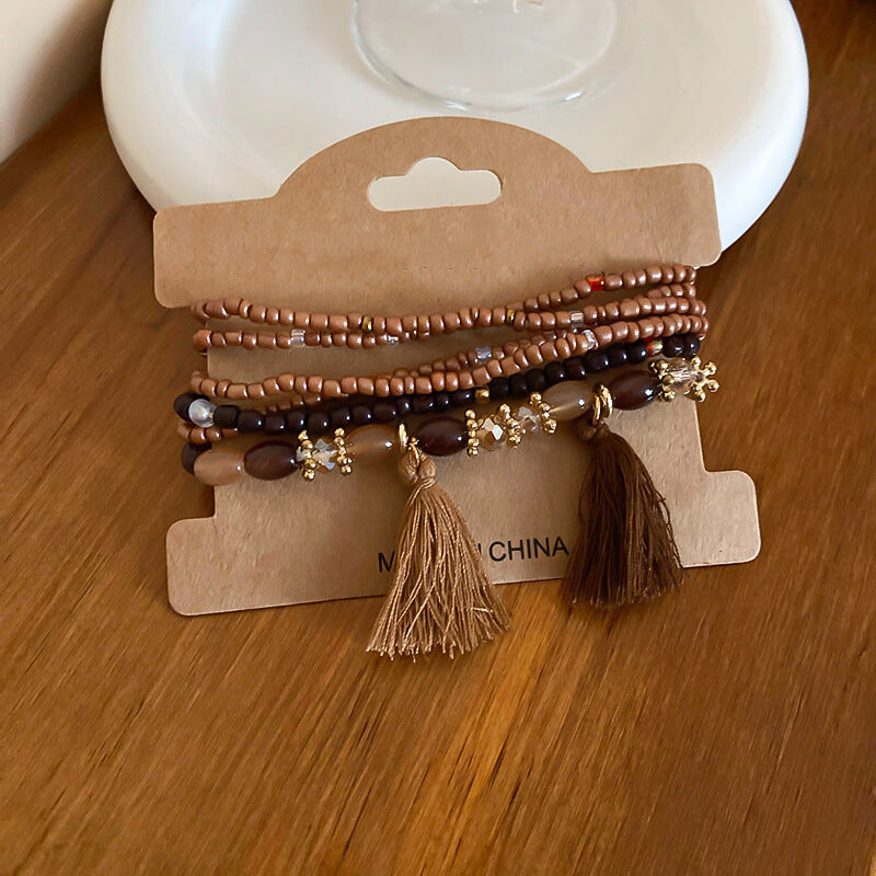 Boho Tasseled Bracelets