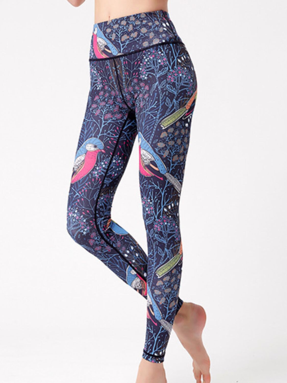Majestic Print High-Waist Leggings