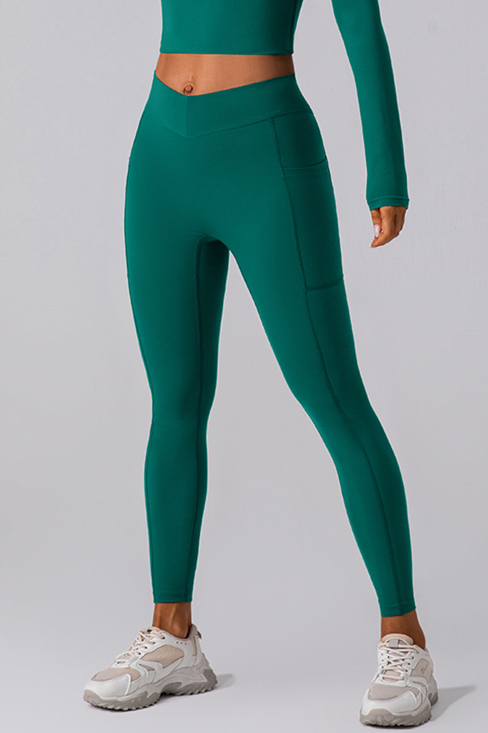 Glow High Waist Leggings with Pockets