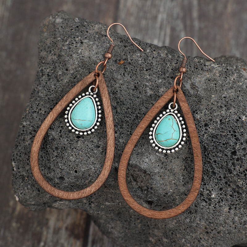 Rustic Aqua Drops