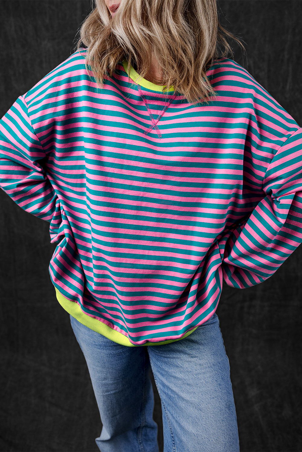 Vibrant Wave Sweater