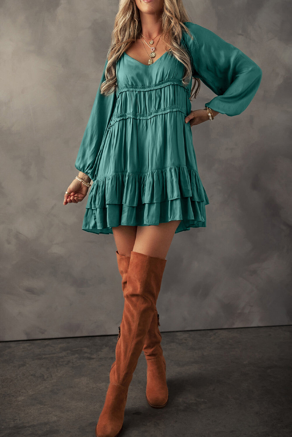 Emerald Breeze Dress