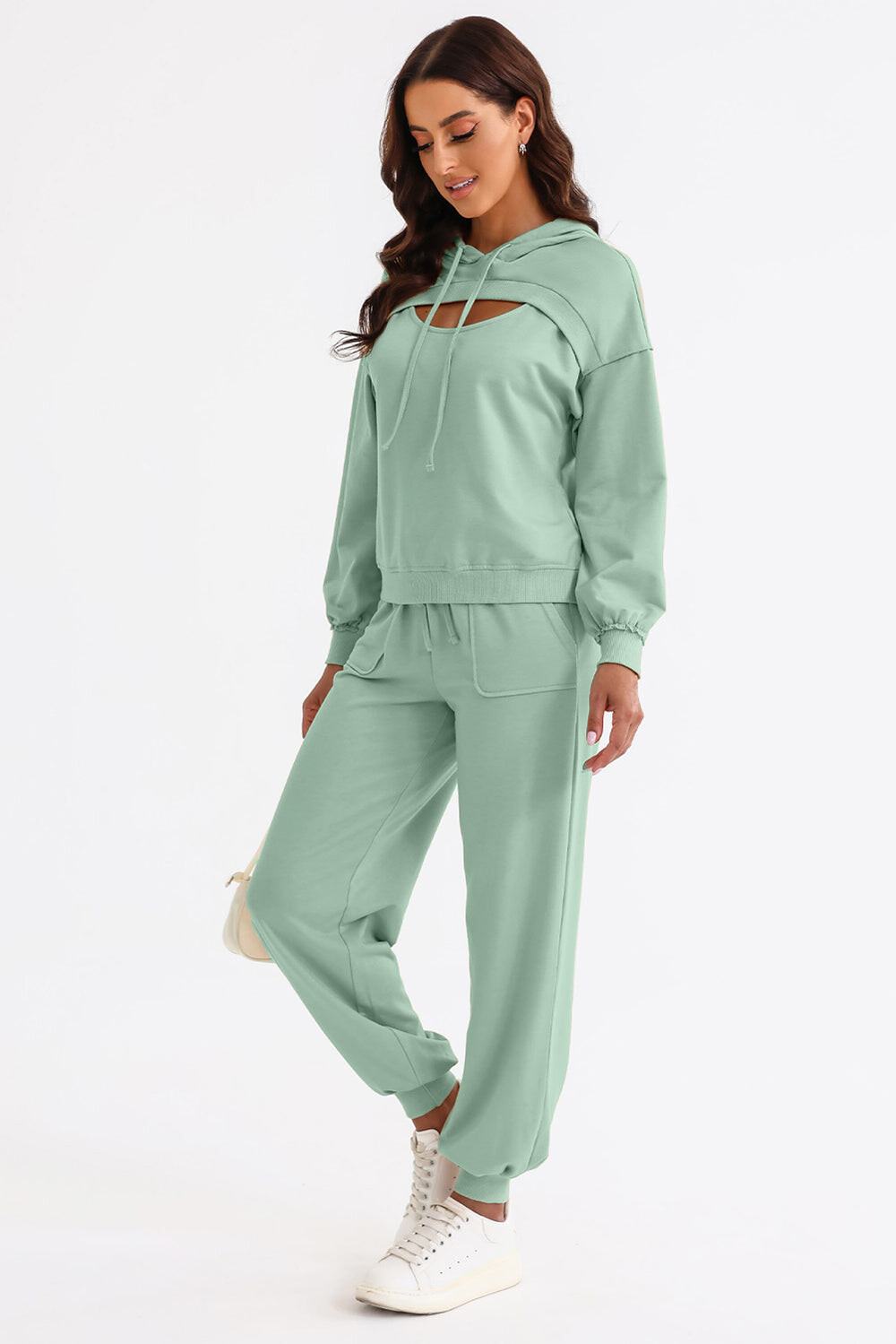 Apex Cutout Hoodie Jogger Set