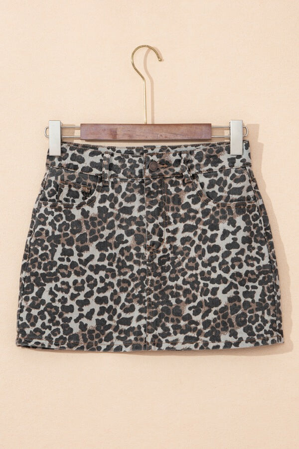 Leopard Echo Skirt