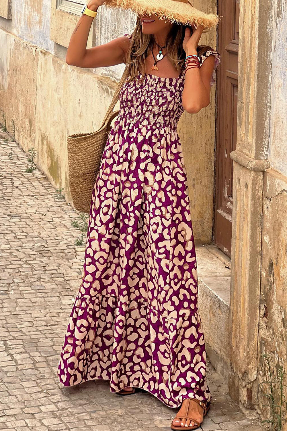 Violet Safari Dress