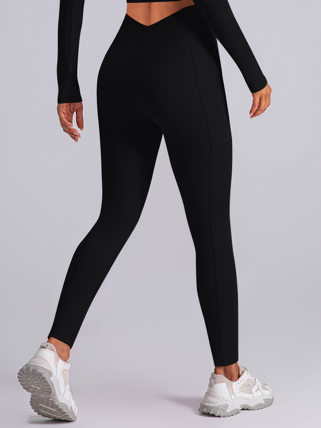 Glow High Waist Leggings with Pockets