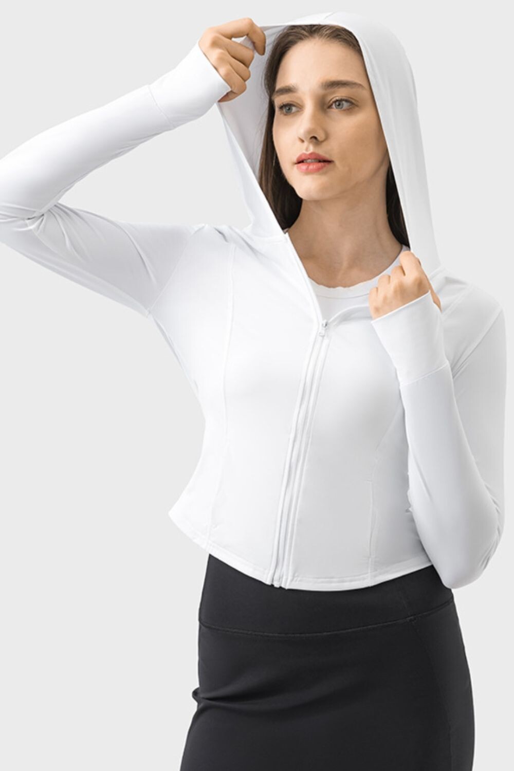 Grateful Zip Pocketed Hoodie