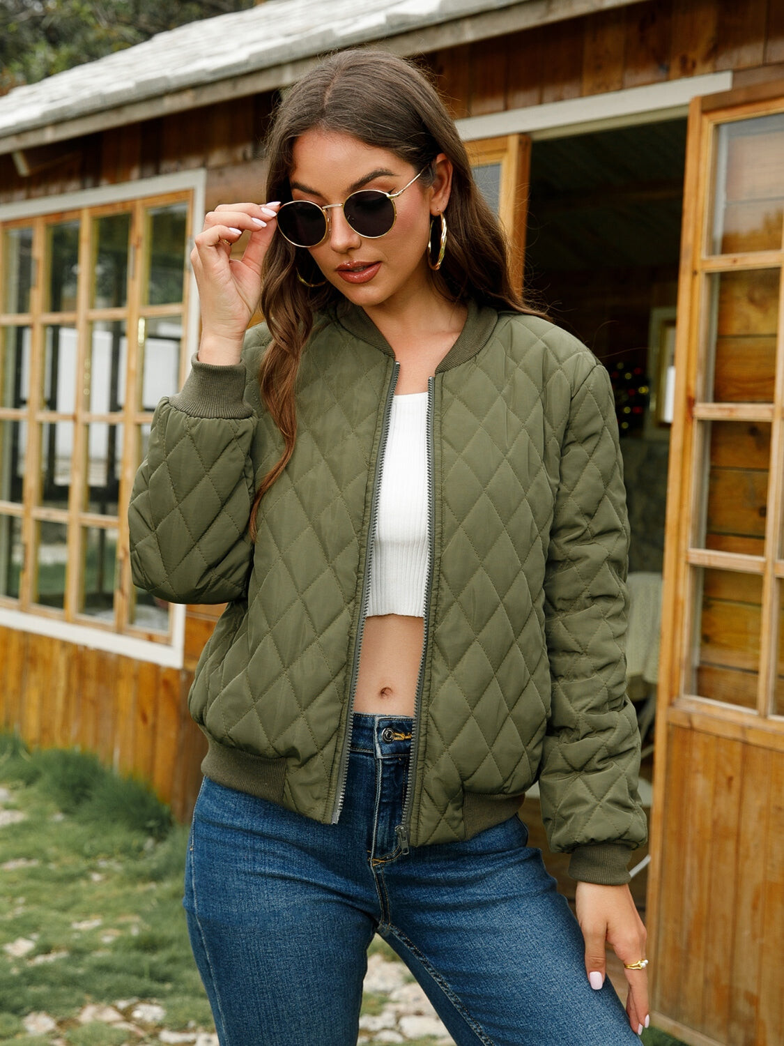 Urban Luxe Bomber