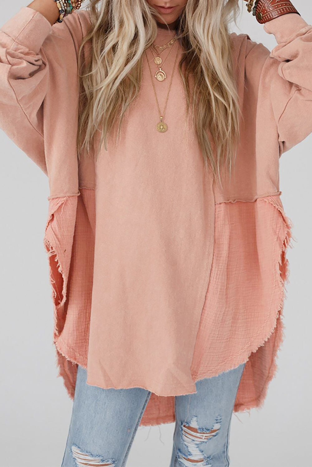 Peachy Breeze Pullover