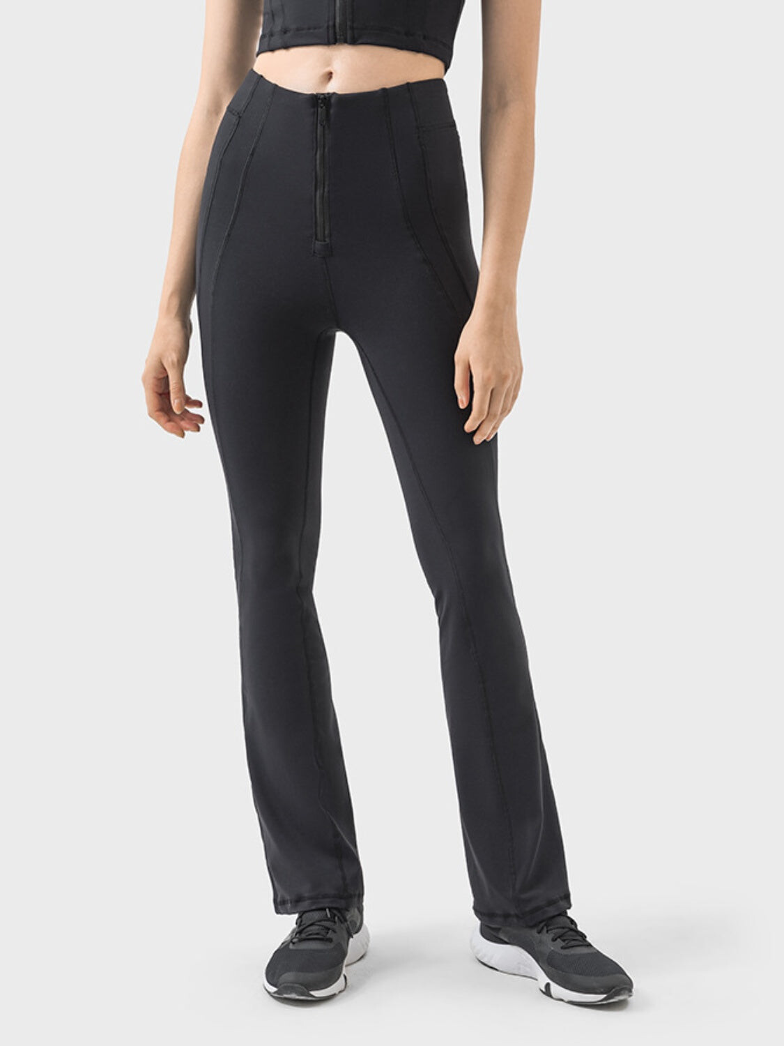 Elevate High Waist Zip Pants