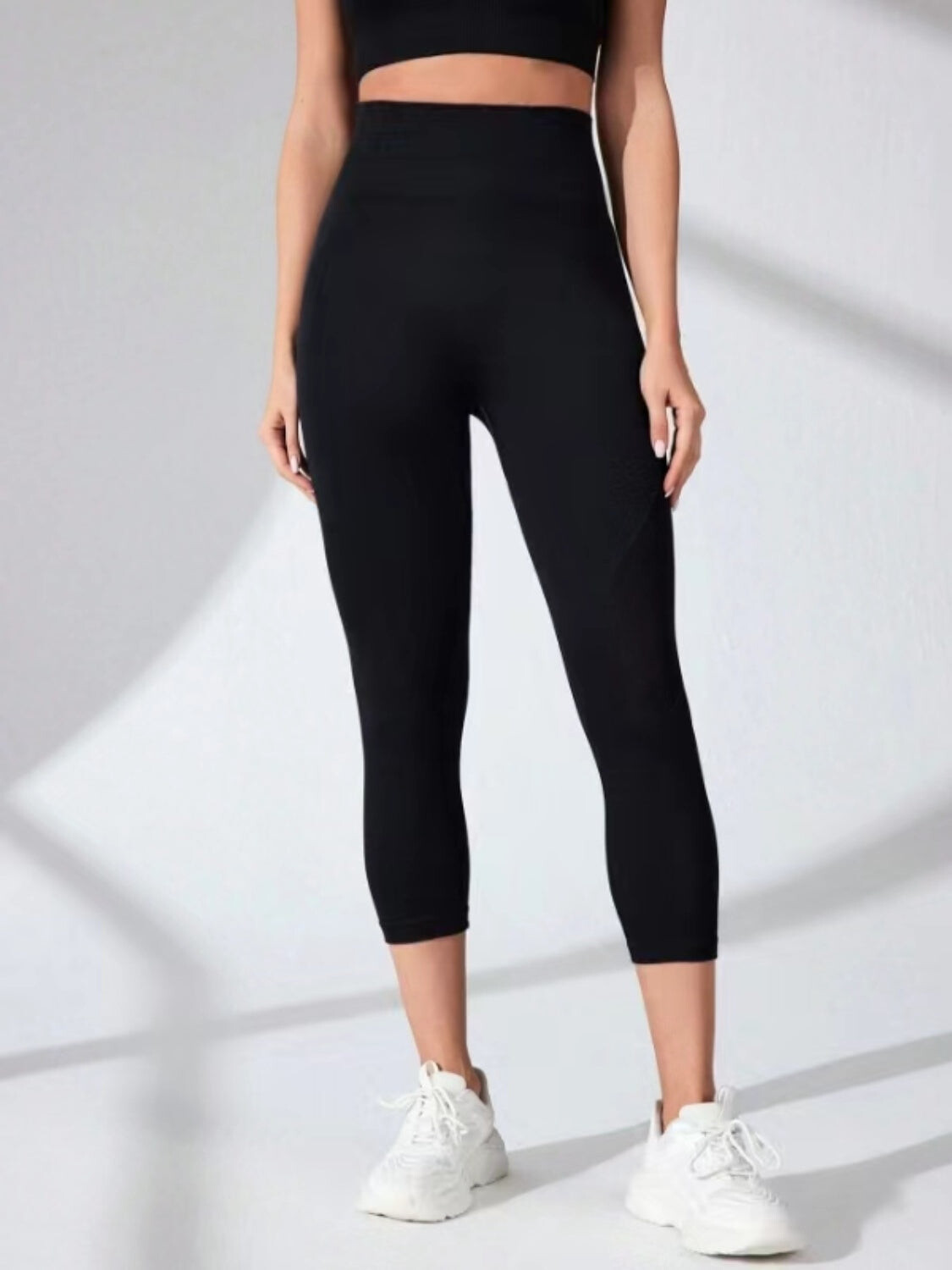 Pure High-Waist Cropped Leggings