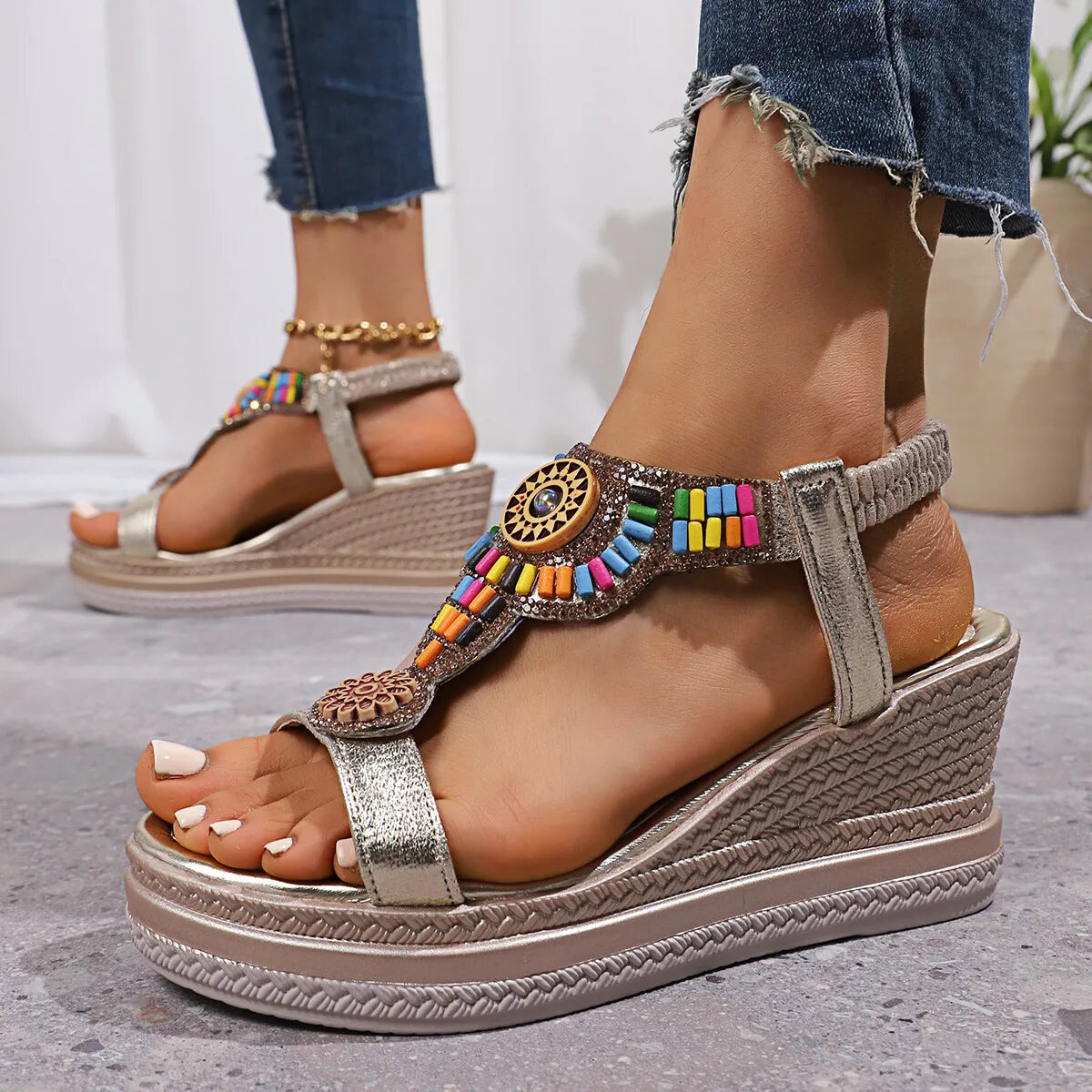 Vibrant Wedge Charm