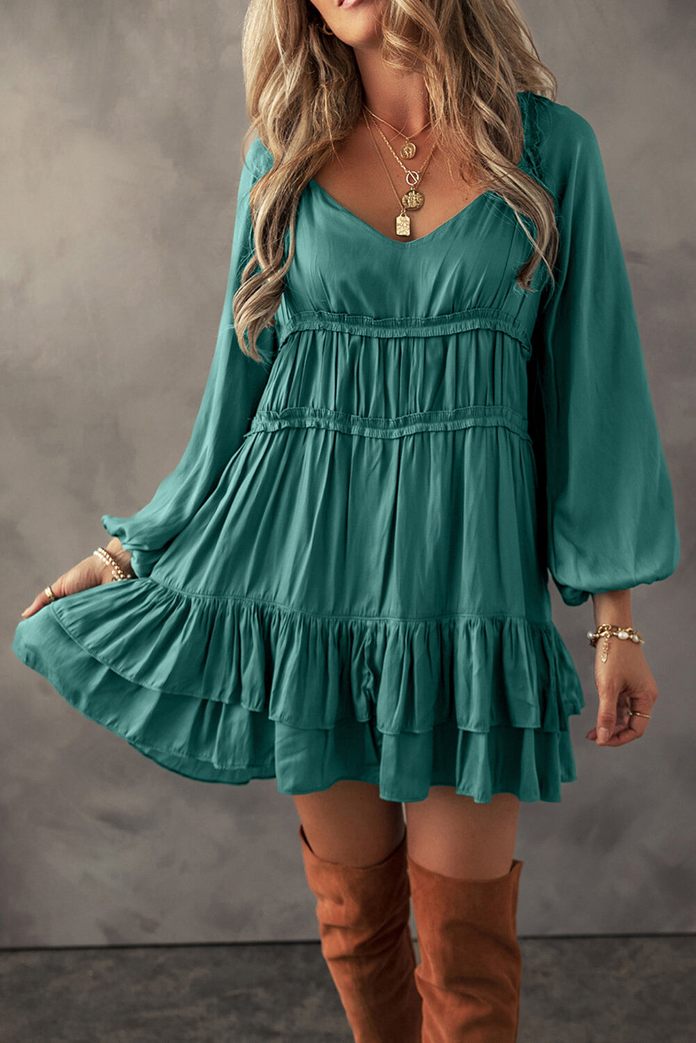 Emerald Breeze Dress