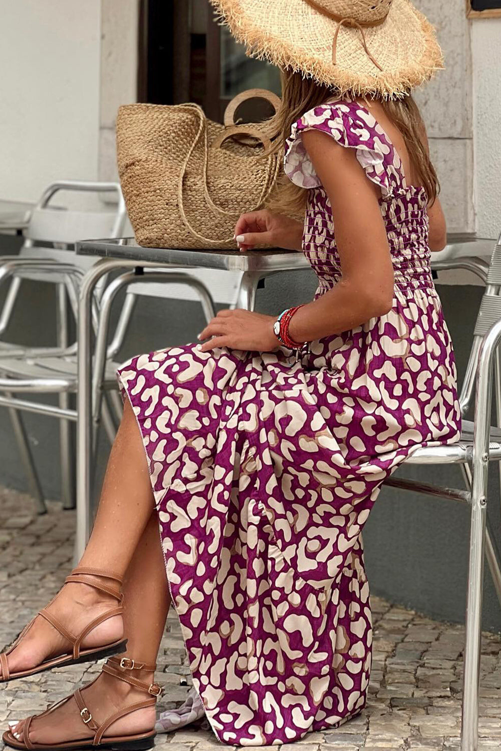Violet Safari Dress