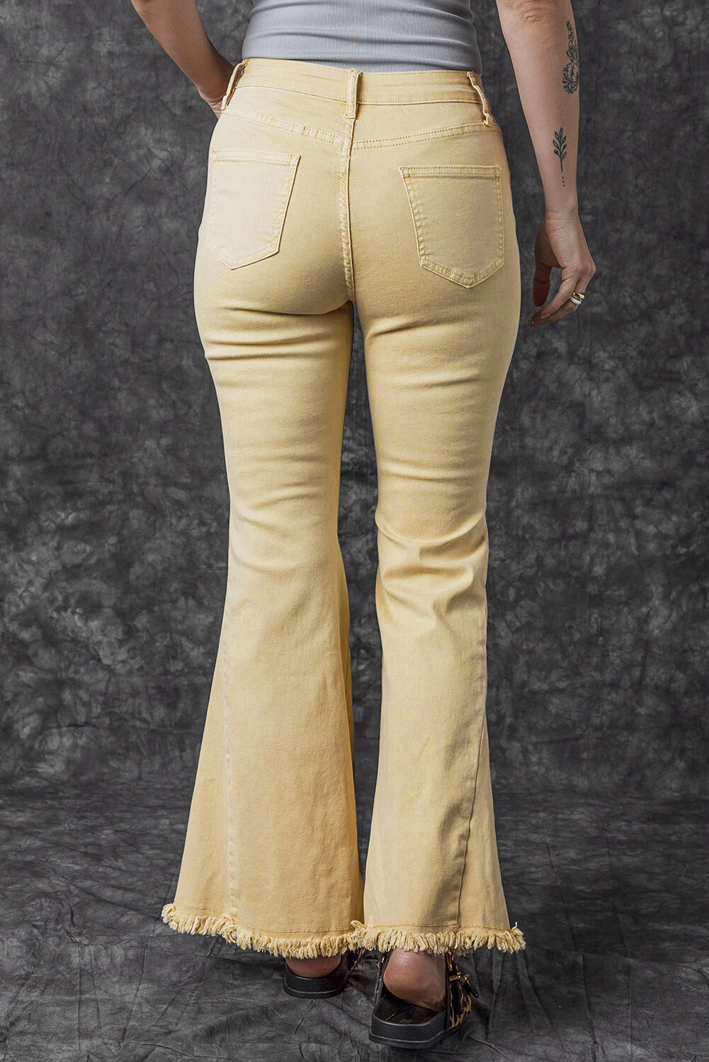 Golden Flare Jeans