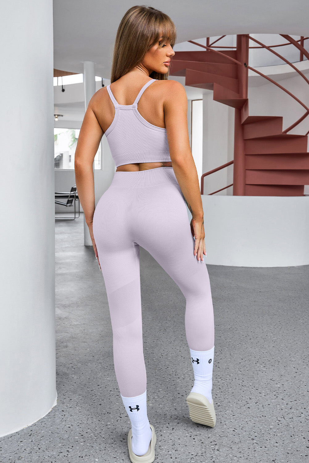Equinox Cropped Tank & High-Waist Leggings Set