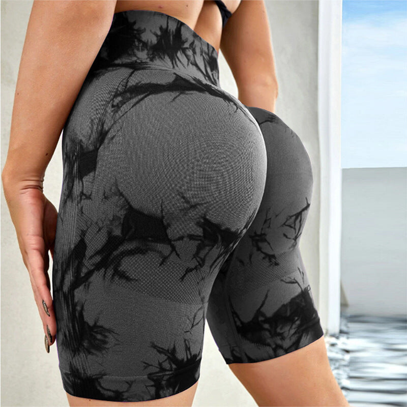Lunar Vibe High-Waist Tie-Dye Shorts