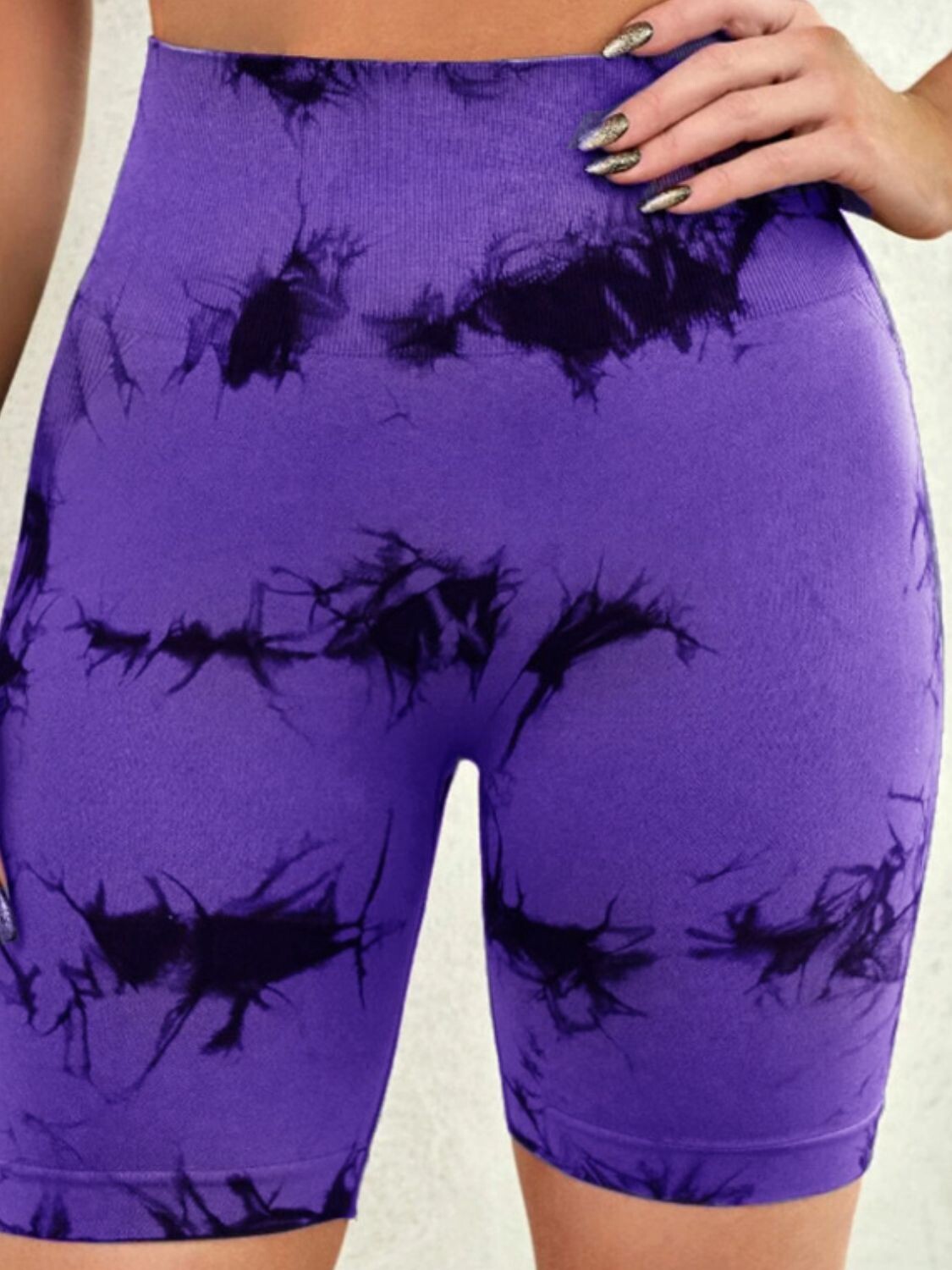 Lunar Vibe High-Waist Tie-Dye Shorts