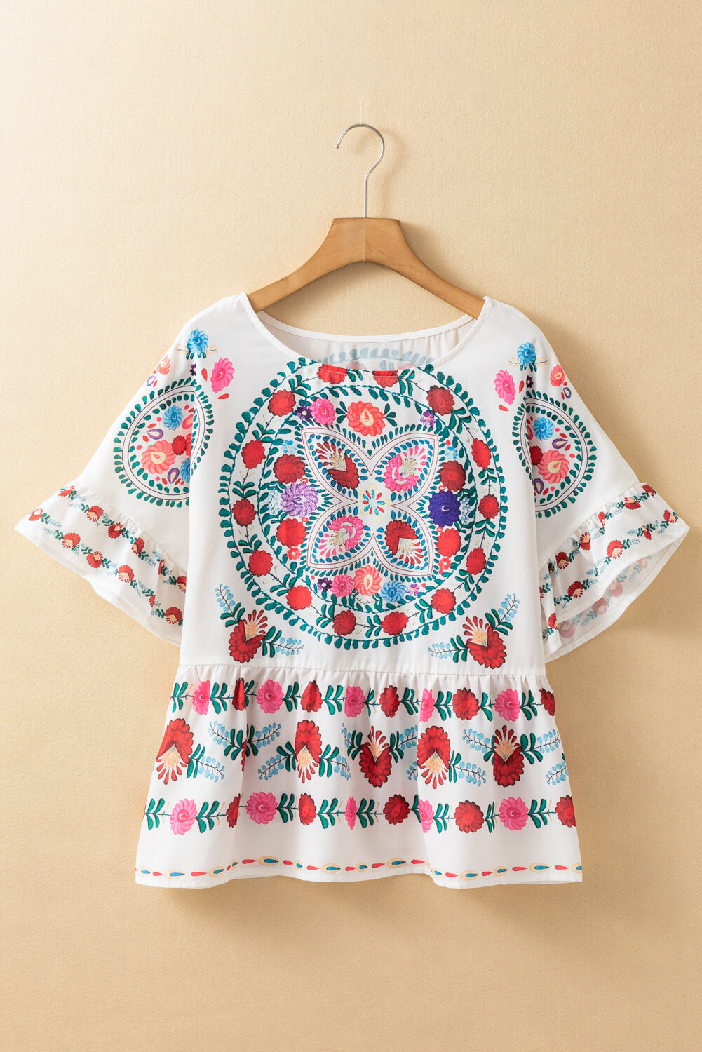 Floral Peplum Bliss