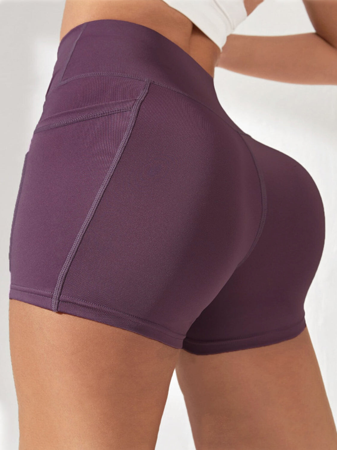 Elevate High Waist Pocket Shorts