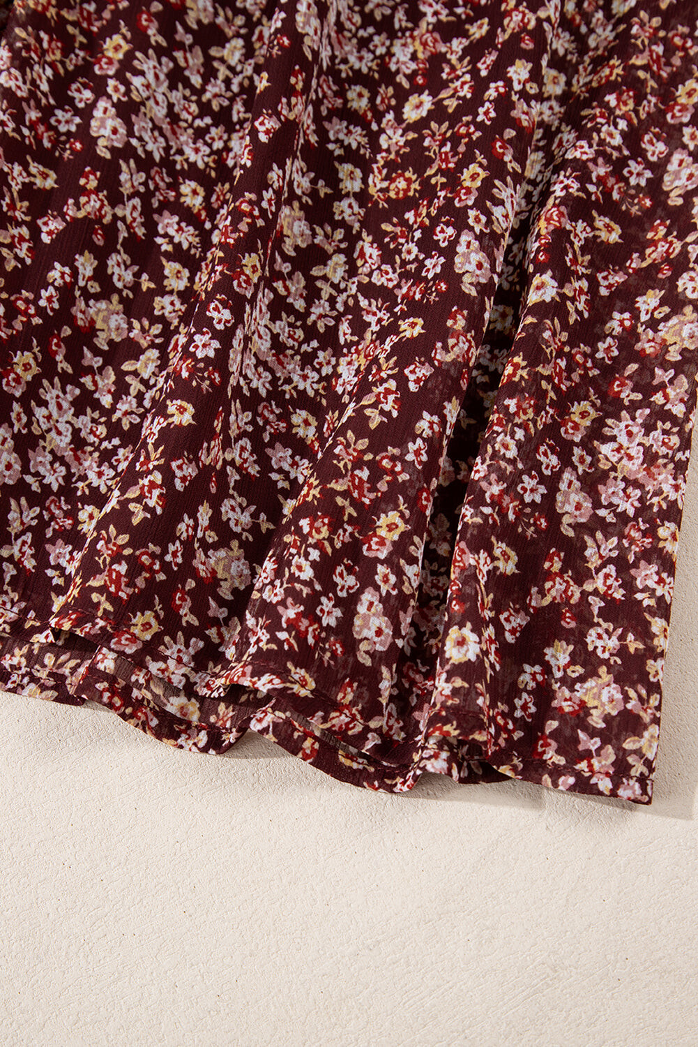 Crimson Blossom Dress