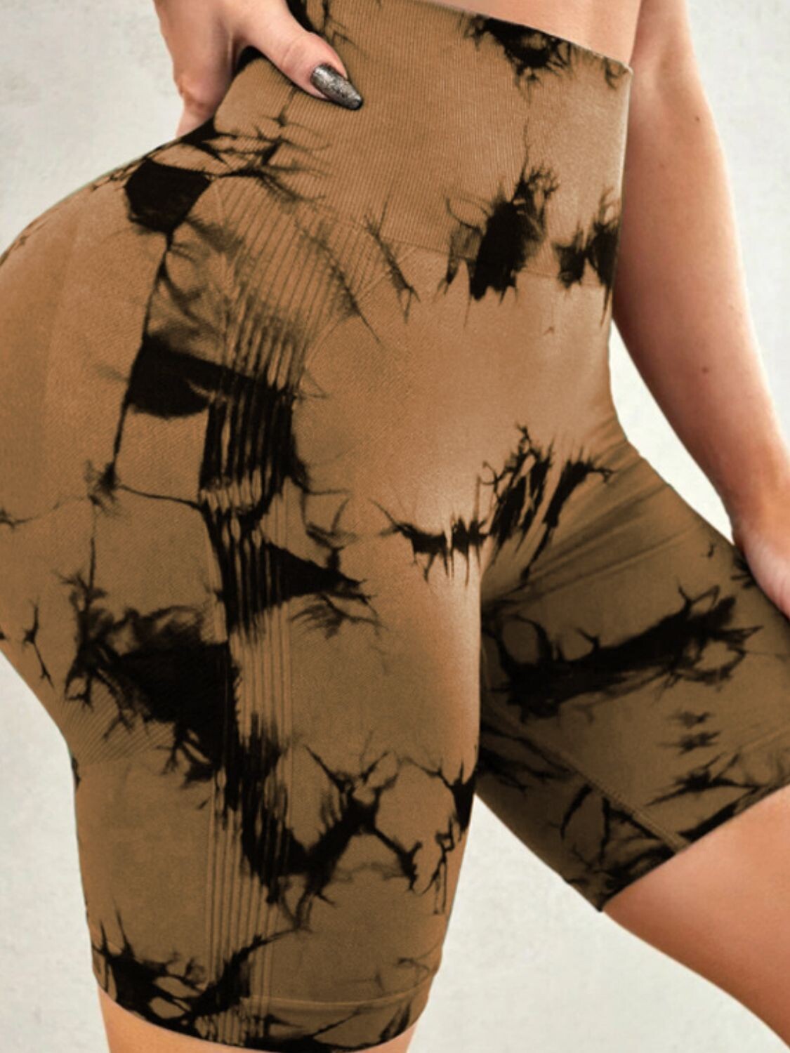 Lunar Vibe High-Waist Tie-Dye Shorts