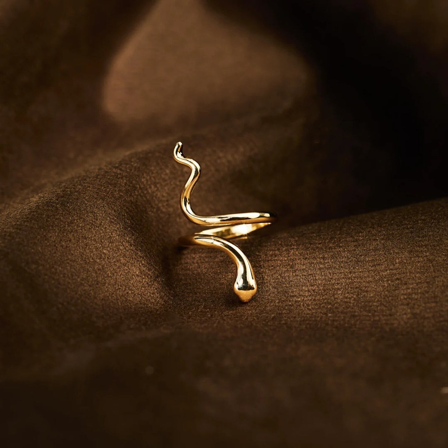 Serpent Loop Ring