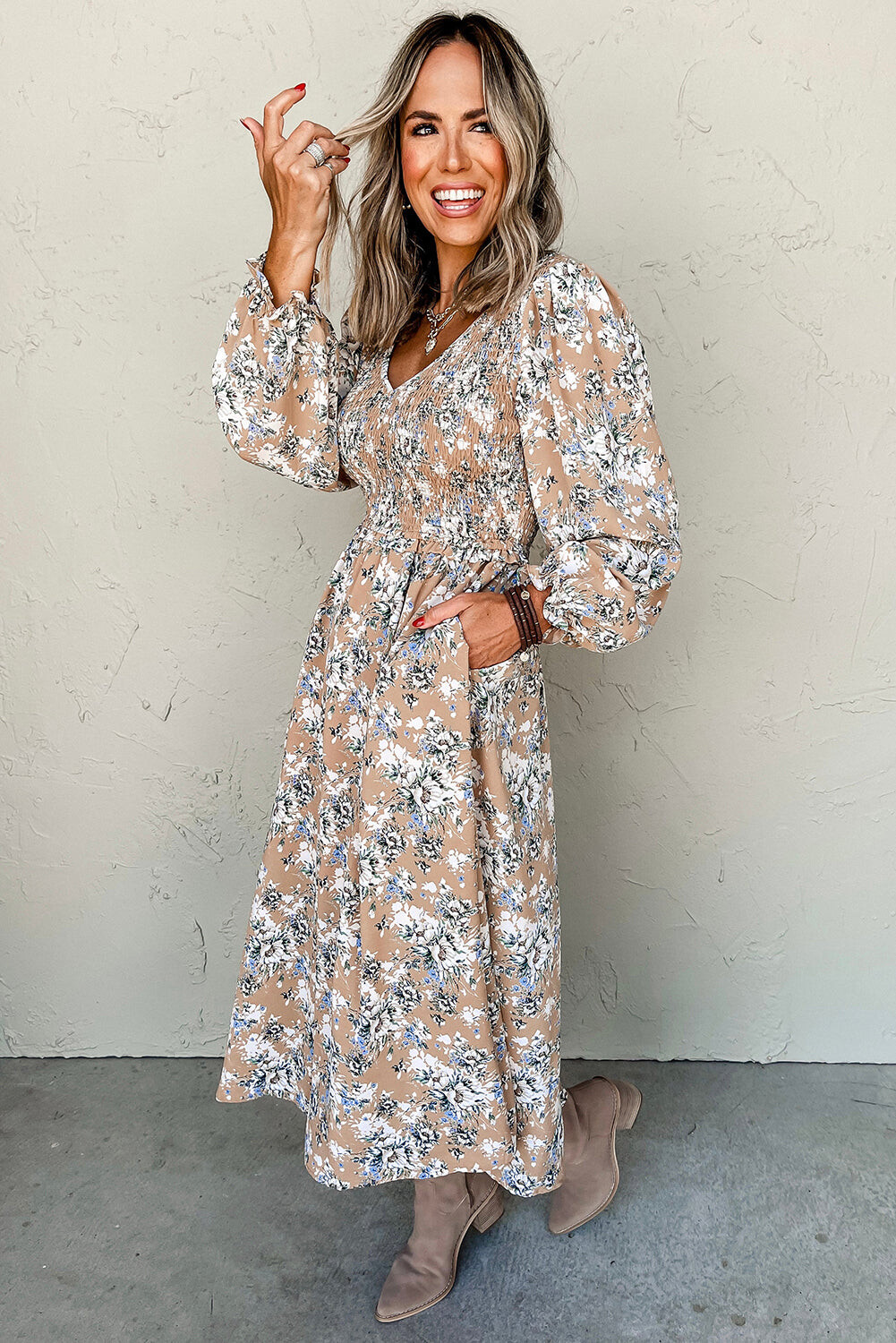 Floral Drift Dress