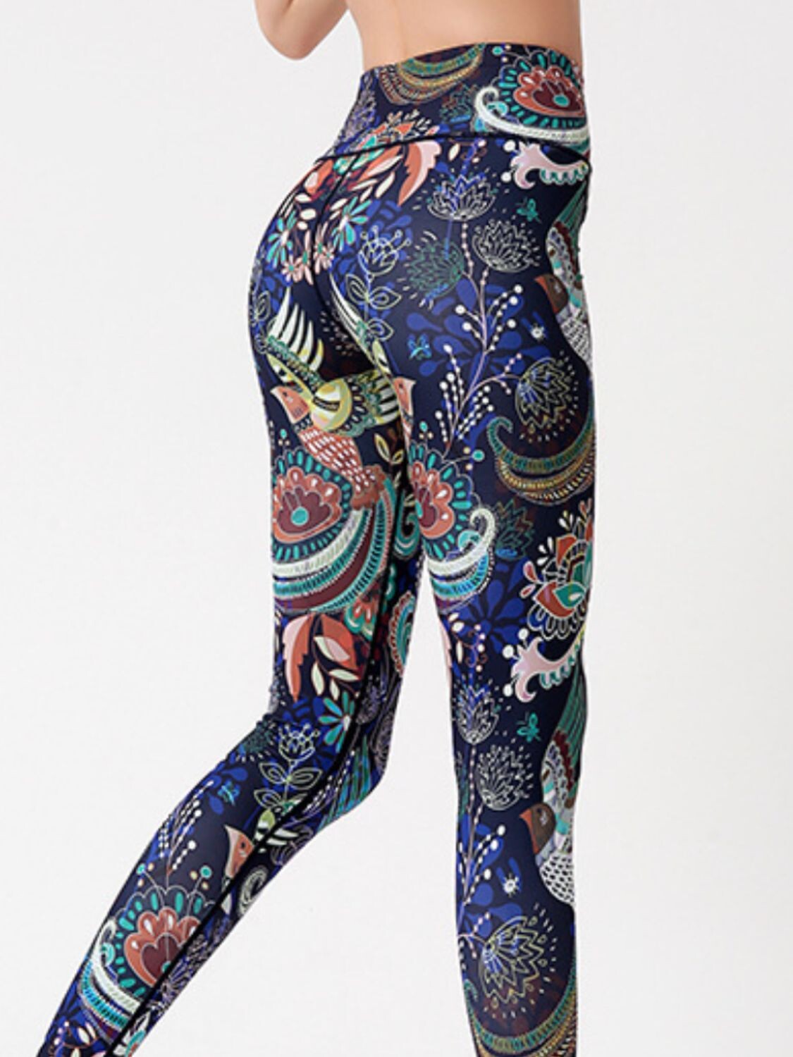 Majestic Print High-Waist Leggings