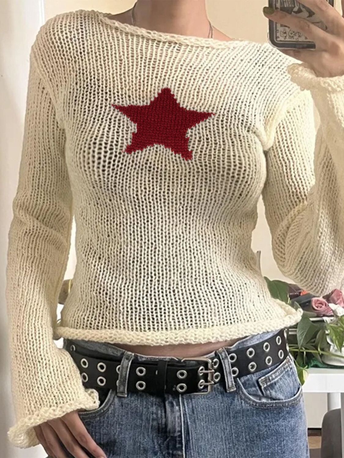 Retro Star Knit